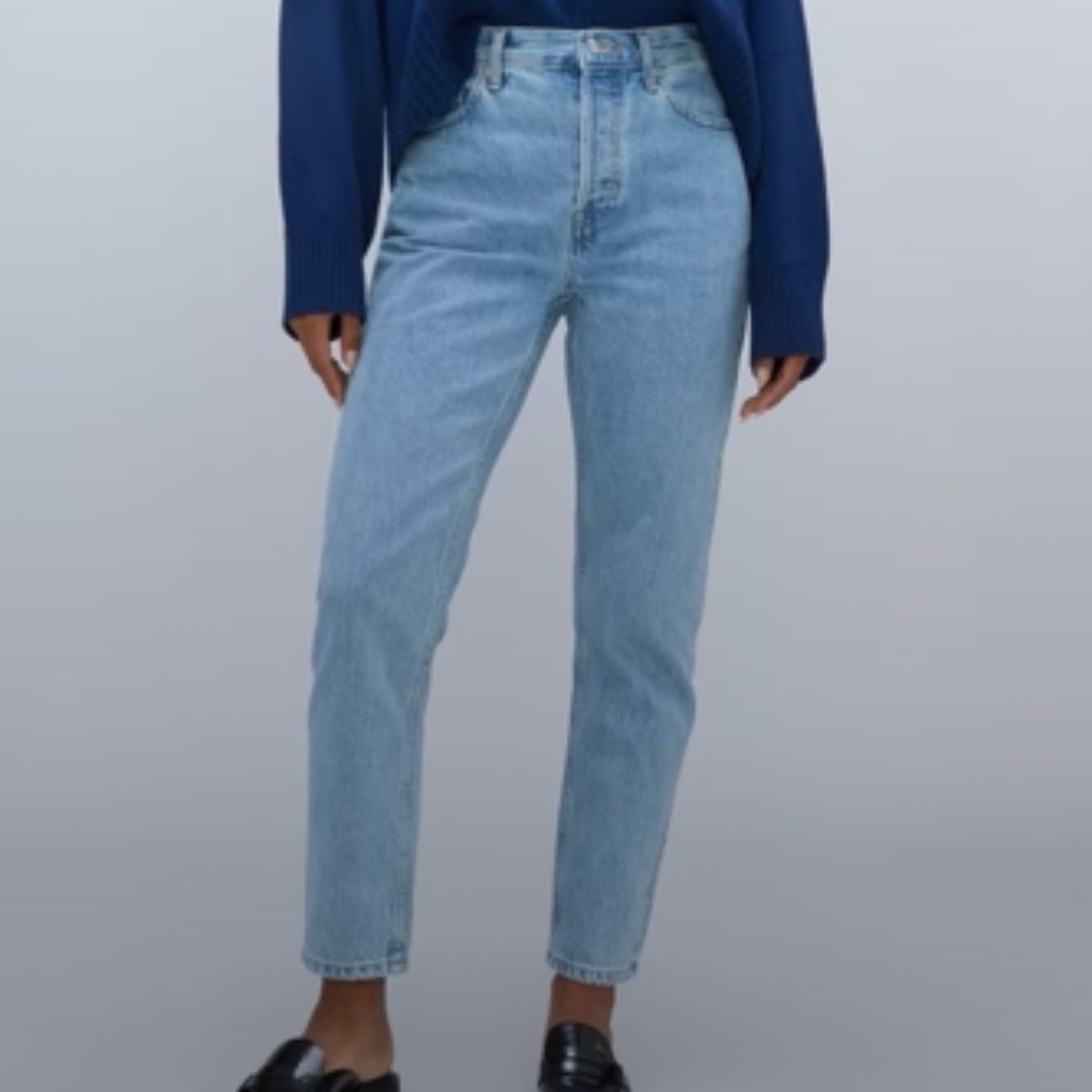 Everlane Light Blue Straight Leg Jeans